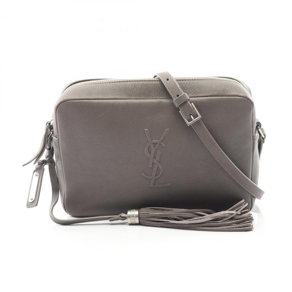 Saint Laurent Paris Lou Camera Bag Leather Shoulder Bag Beige Tan